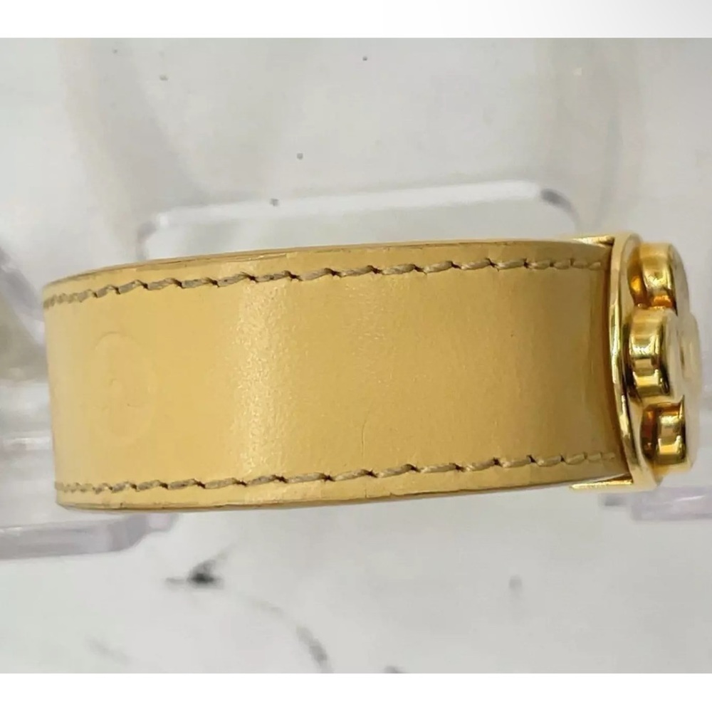 Louis Vuitton Cream leather Bracelet FULL Inclusion - Picture 14 of 16